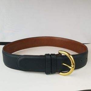 Coach Black and Gold Women's Belt
